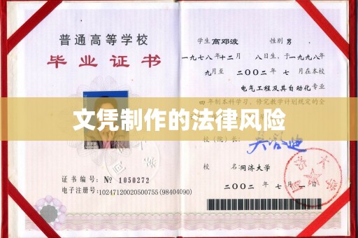 雅江文凭制作的法律风险