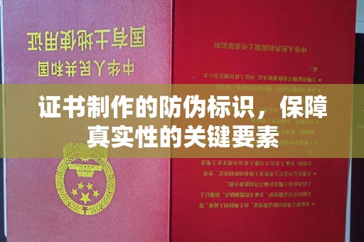 雅江证书制作的防伪标识，保障真实性的关键要素