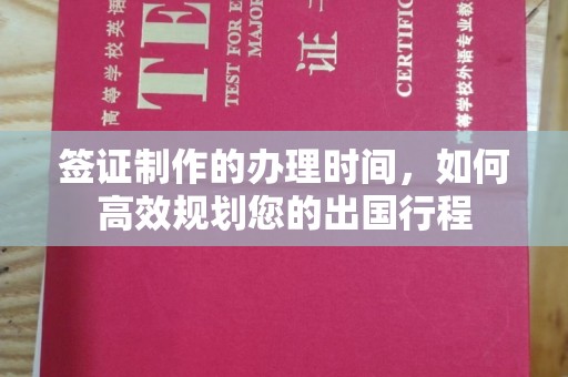 雅江签证制作的办理时间，如何高效规划您的出国行程