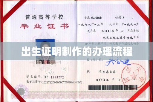 雅江出生证明制作的办理流程