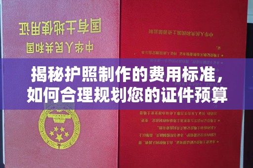 雅江揭秘护照制作的费用标准，如何合理规划您的证件预算