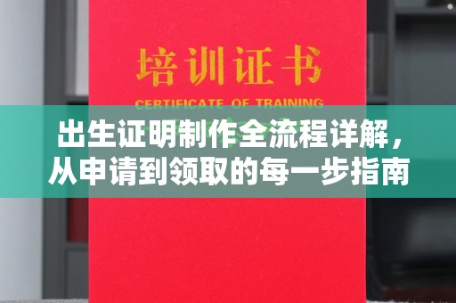 雅江出生证明制作全流程详解，从申请到领取的每一步指南