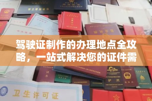 雅江驾驶证制作的办理地点全攻略，一站式解决您的证件需求