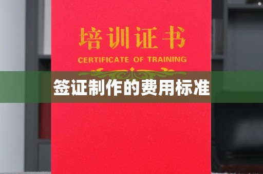 雅江签证制作的费用标准