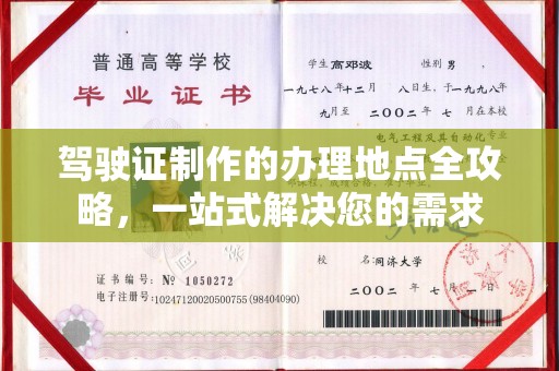 雅江驾驶证制作的办理地点全攻略，一站式解决您的需求