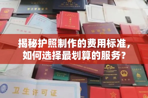 雅江揭秘护照制作的费用标准，如何选择最划算的服务？