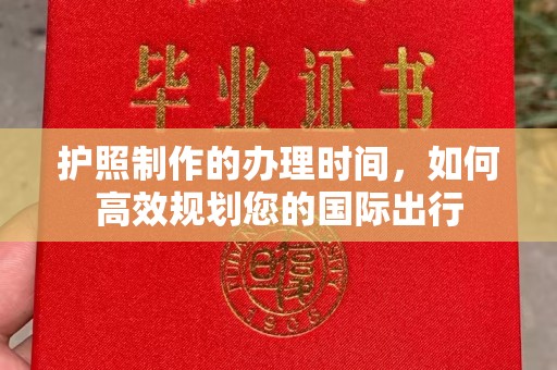 雅江护照制作的办理时间，如何高效规划您的国际出行