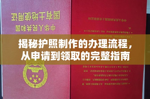 雅江揭秘护照制作的办理流程，从申请到领取的完整指南