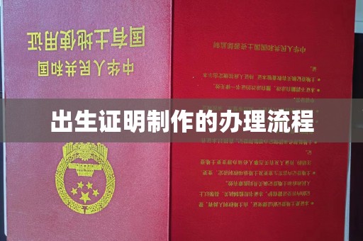 雅江出生证明制作的办理流程